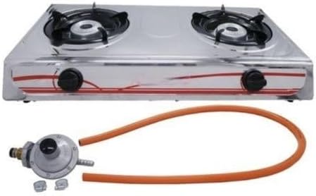 2 Burner Stainless Steel Gas Stove