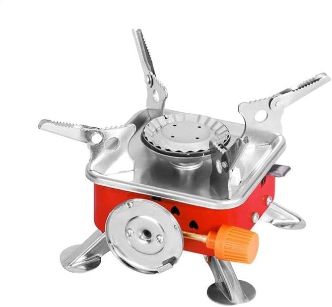 Portable Camping Gas Stove, 315g Lightweight, Bayonet Butane Compatible, Manual Ignition