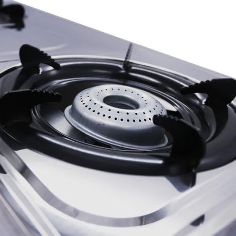 2 Burner Stainless Steel Gas Stove