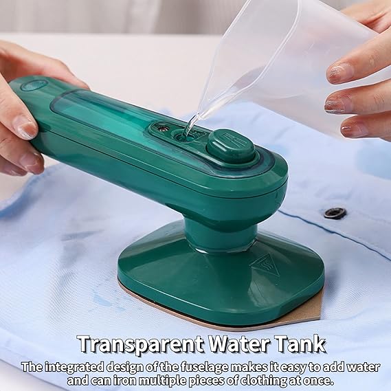 Micro Steam Iron Professional Mini Portable Steam Iron Handheld Household Garment Steam Iron for Clothes Suitable for All Kinds of Clothes for Family and Travel